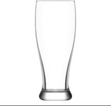 Conjunto de copos de cerveja LAV Brotto Classic - 330ml - Pacote de 6 - Copos Pilsner de vidro transparente premium para cervejas engarrafadas, lagers e ales - Copos elegantes para casa, bar ou restaurante - Lavável na máquina de lavar louça