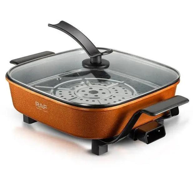RAF 30cm Multifuncional Antiaderente Frigideira Frigideira Fogão Elétrico Panela Quente