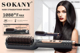 Escova de alisamento de cabelo Sokany SK-15008 com cerdas