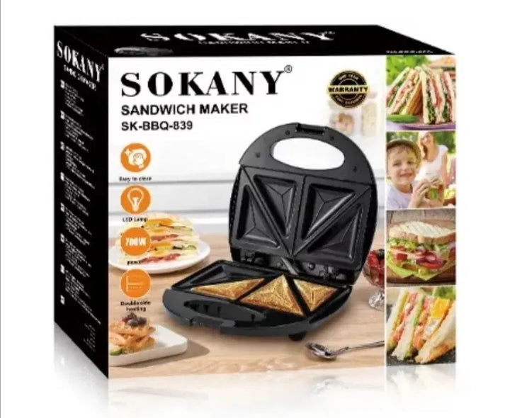 Sanduicheira Sokany SK-BBQ-839 700 W