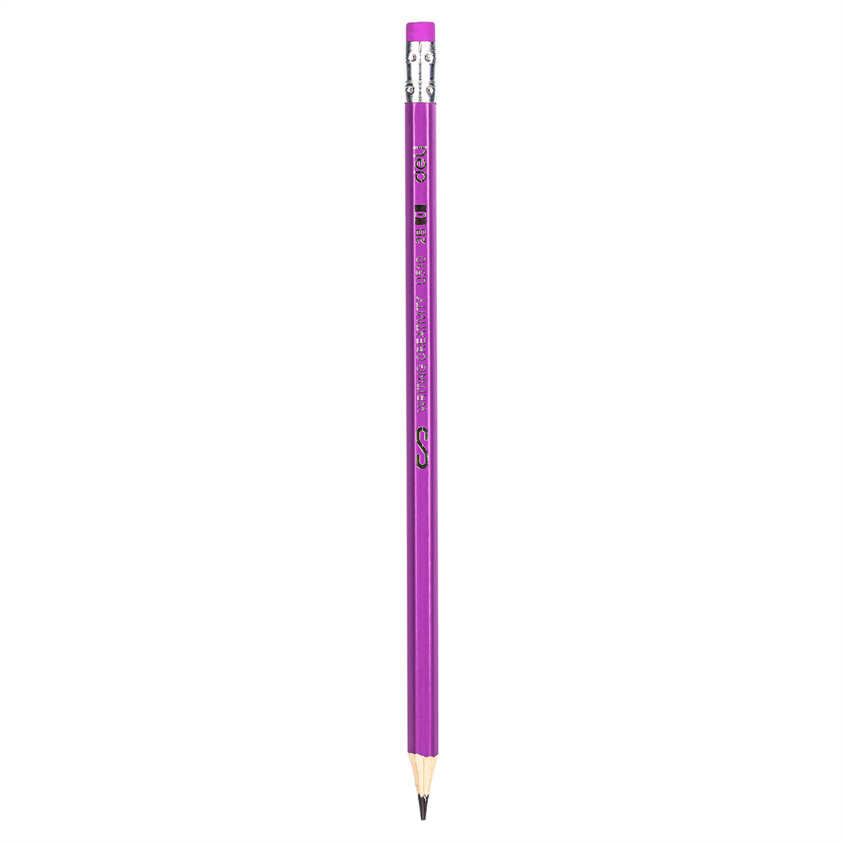 Lápis Deli EU51000-pitou cor sólida 2B (misto) (12 peças/caixa)