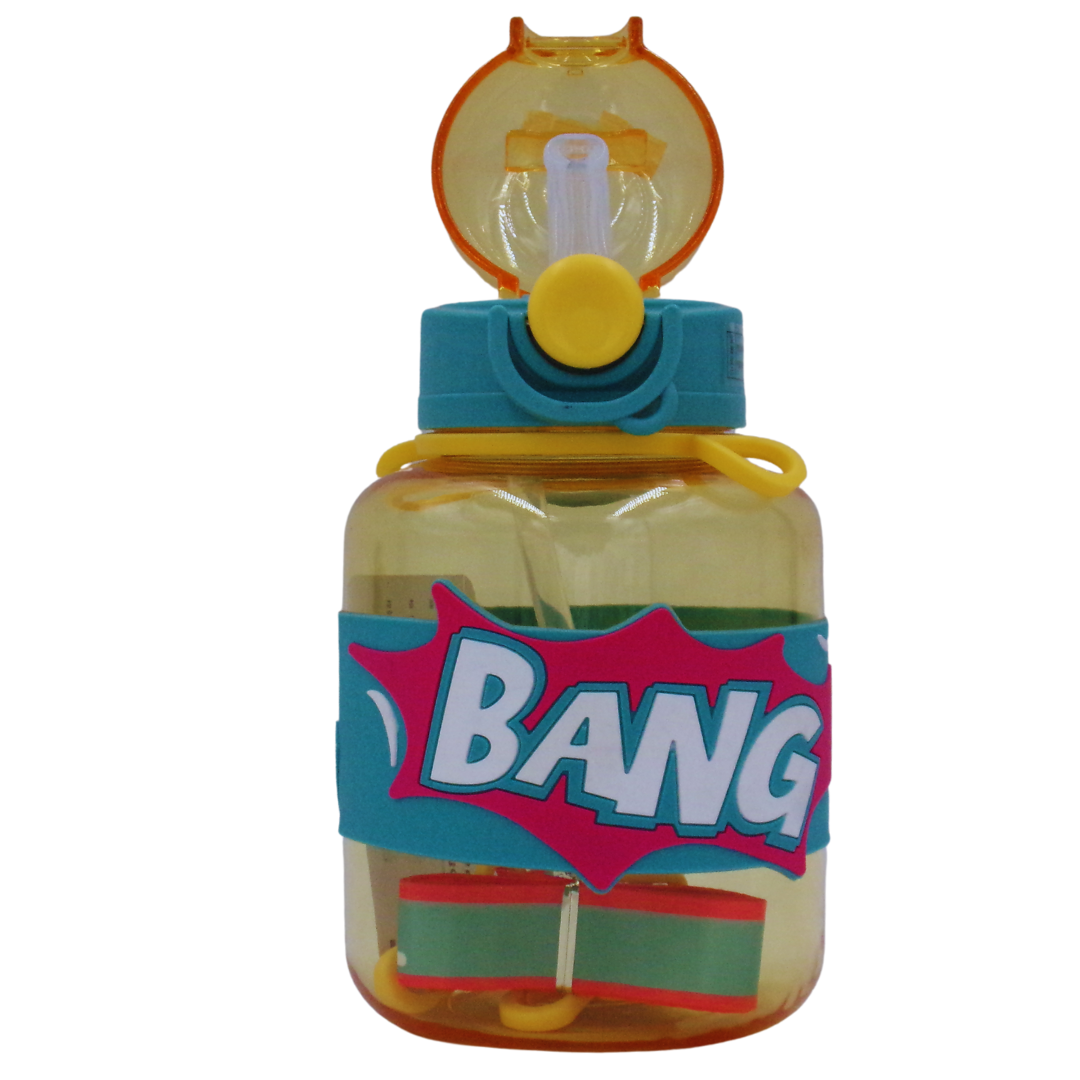 Garrafa de água motivacional desportiva