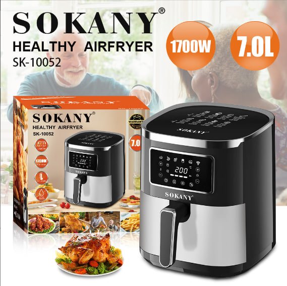 Fritadeira Digital SK-10052 Sokani 7 Litros 1700 Watts