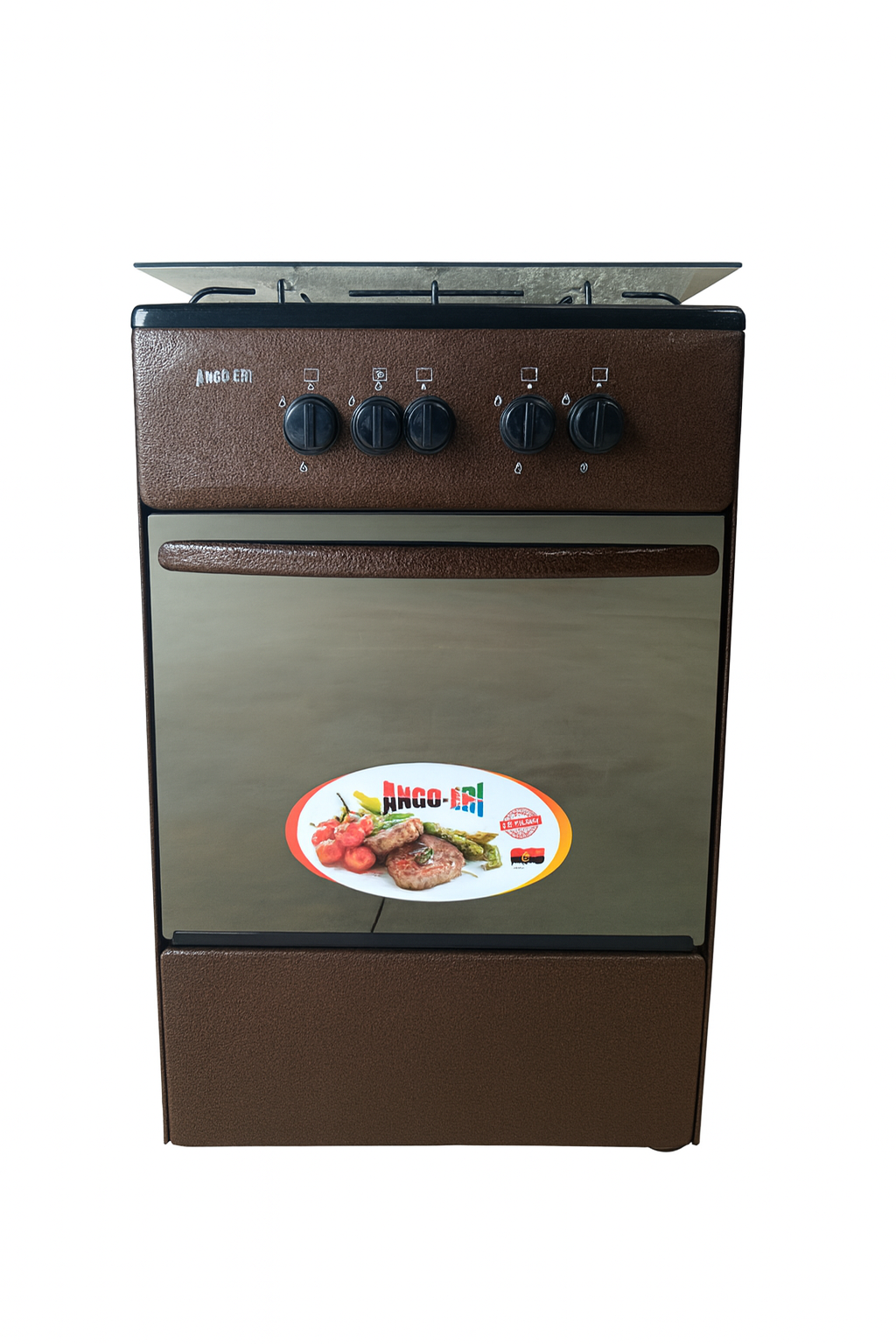 FOGÃO A GAS, 4 BOCAS, 50X50CM, MAIOR, COM 2 FORNO, COR CASTANHO