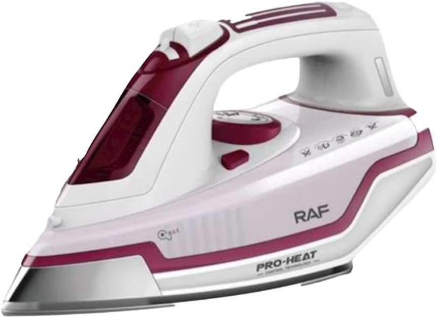 Ferro de Engomar a Vapor RAF R.1262R, 2400 Watt, 220v, 50Hz, Branco