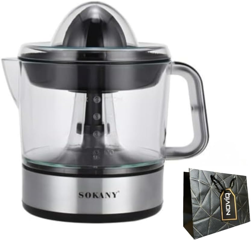 Espremedor de frutas cítricas SOKANY JE-623D com capacidade de 700ml e rotação em duas direções