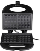 Máquina de fazer galetes Waffles  Sokany 750 W para Waffles Individuais, Batatas Fritas, Chaleiras Keto com Superfícies Antiaderentes e Fáceis de Limpar (SK-114)