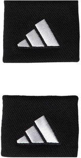 PULSEIRA ADIDAS SMAL L x2 LONGA PRETO/BRANCO
