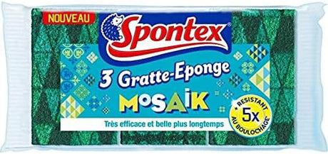 3 GRATTE EPONGE MOSAIK