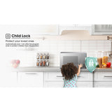 Micro-ondas Hisense 20L Cinza Digital H20MOWS10 – Painel Digital, 700W, 6 Programas Automáticos, Grill