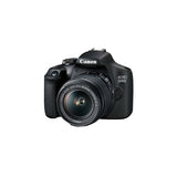Canon Eos 2000D Máquina Fotográfica Dig.24.1Mp Efs18-55Mm Is Ii + Memória + Bolsa – Namorados