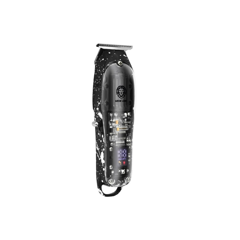 APARADOR DE CABELO GREEN LION TRANSPARENT PRO 6000RPM 1400MAH