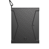 Levelo Offshore Porta-Passaporte em Pele – Preto