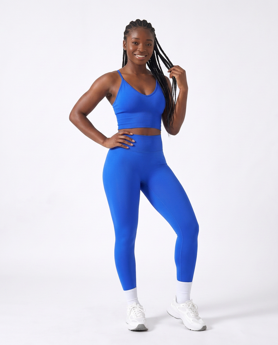 CONJUNTO FITNESS FEMININO  ELECTRIC AZUL -S
