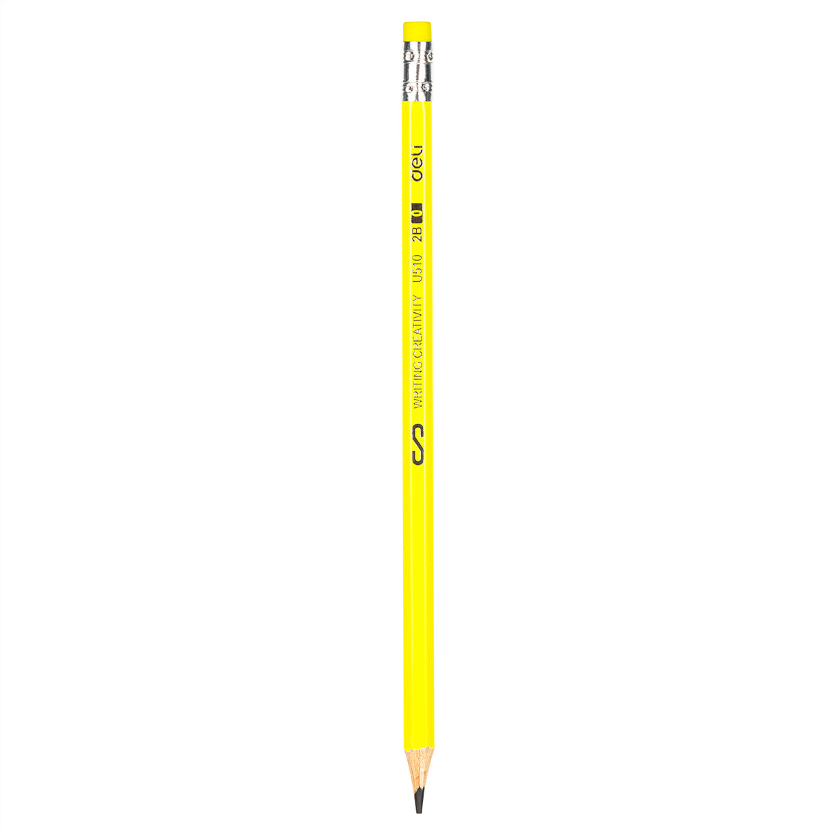 Lápis Deli EU51000-pitou cor sólida 2B (misto) (12 peças/caixa)
