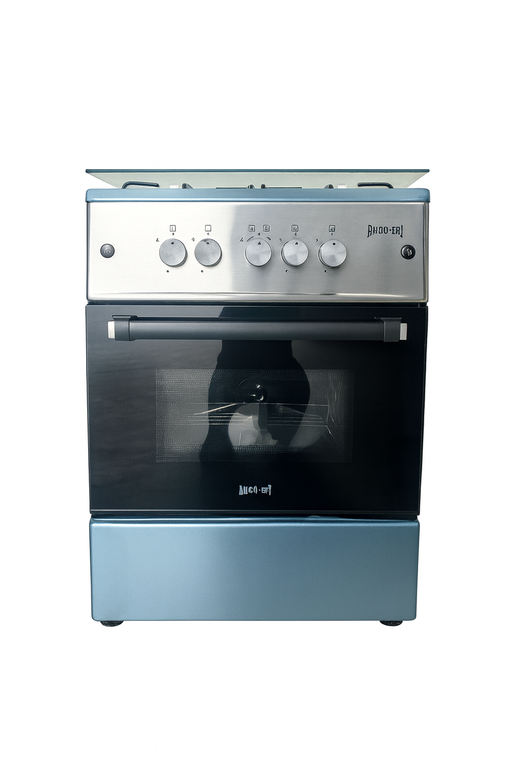 FOGÃO A GAS, 4 BOCAS, 60X60CM COM 2 FORNOS, COR PRETO