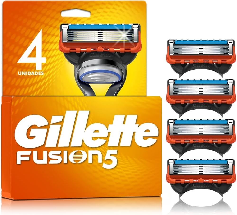 GILLETTE RECARGA FUSION C/4