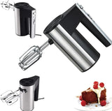 Batedeira Elétrica e Batedora de Ovos Sokany, 300 Watts, Preto e Prata - SK-6638