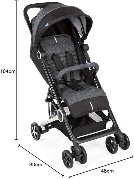 CHICCO CARRINHO MAX 4JET BLACK 15KG 0M+