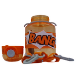 Garrafa de água motivacional desportiva