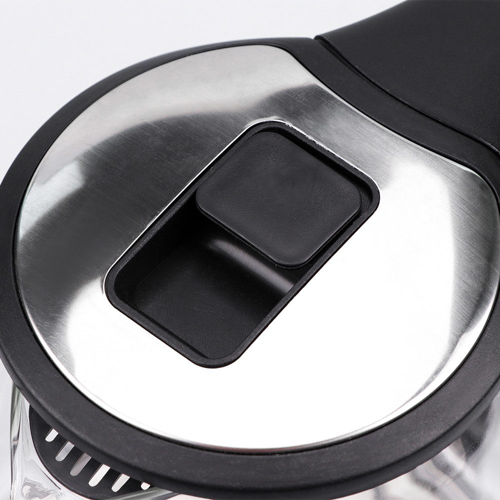 RAF-R.7888 Chaleira Elétrica de Viagem, Chá Café, 2L, Chaleira Portátil de Vidro, 2000W, Pote