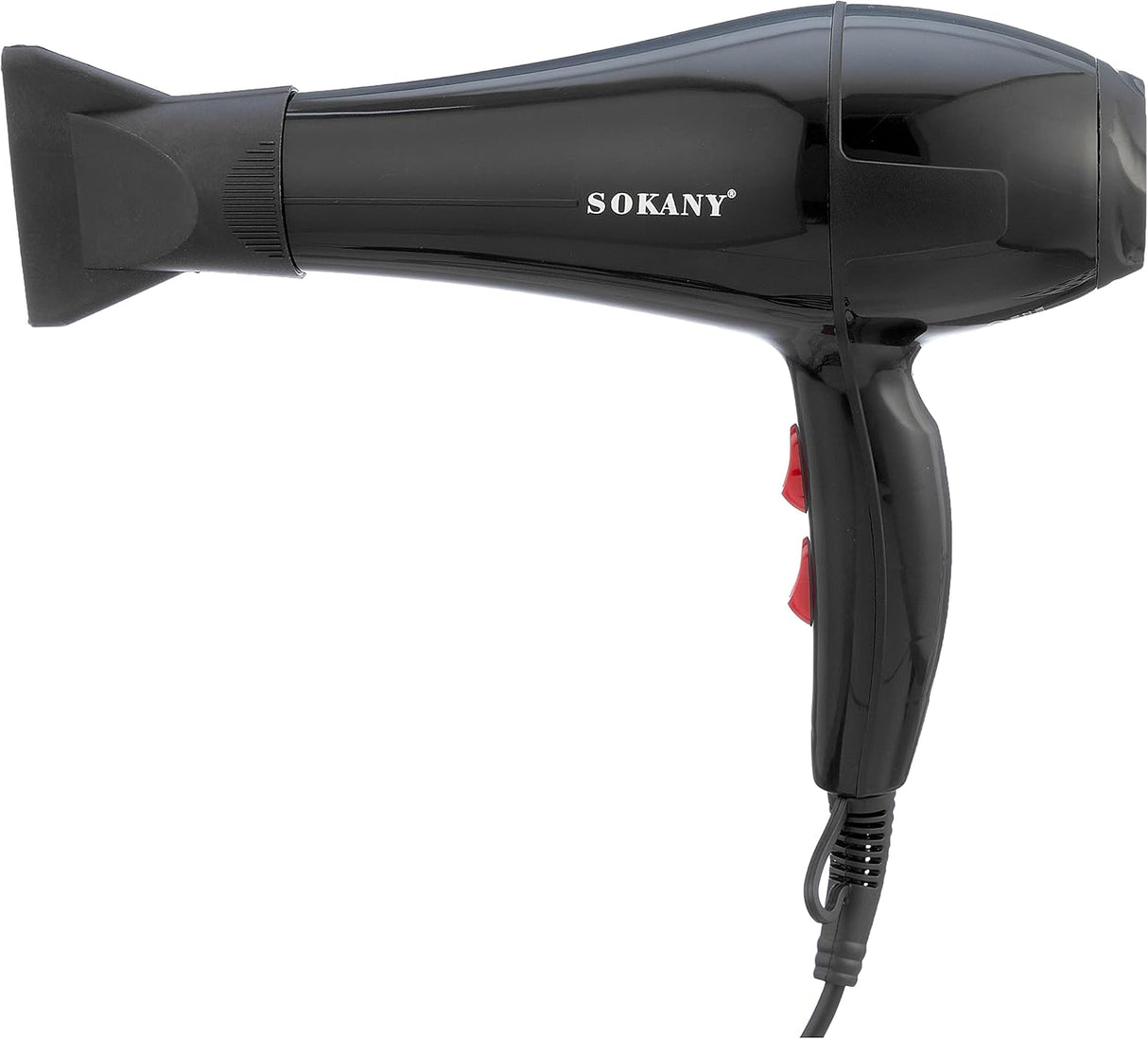 Secador de cabelo elétrico com fio Sokany sk-2200 Potência 2200 watts preto