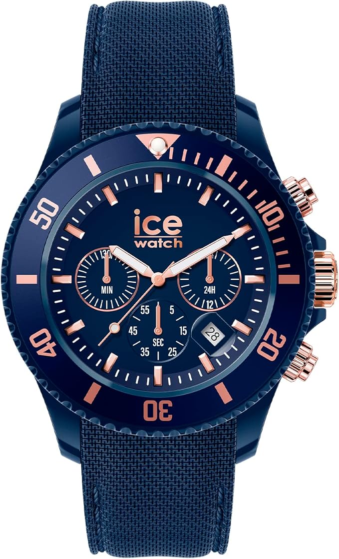 ICE chrono - Dark blue Rose-Gold - Large - CH