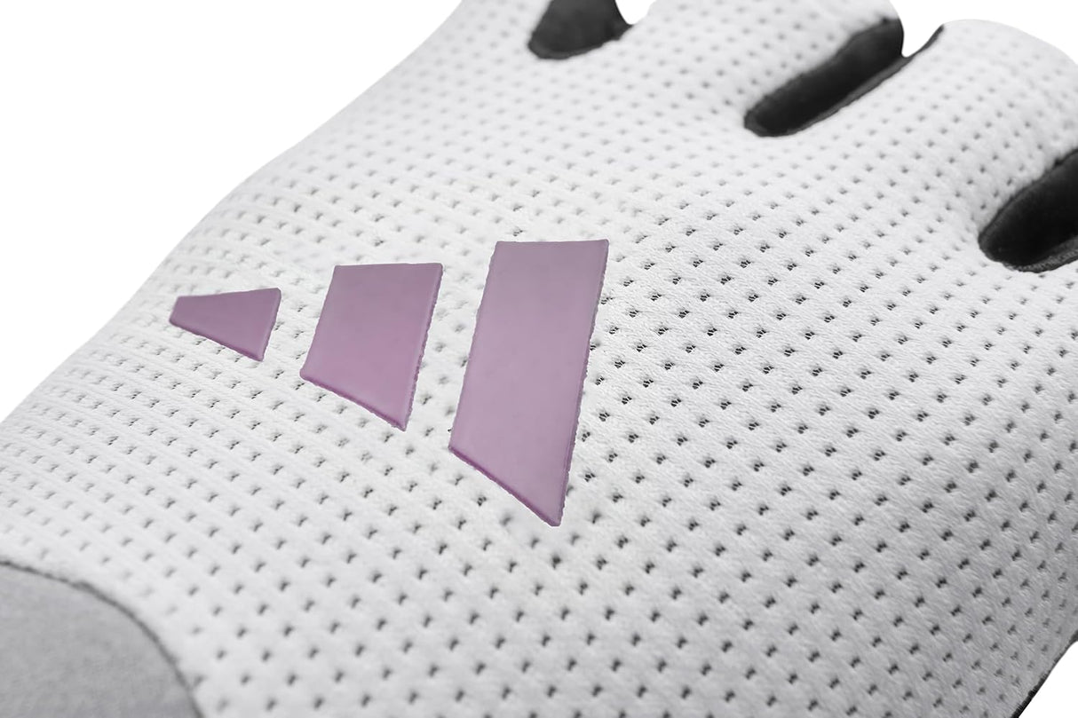 LUVAS DE GINASIO ADIDAS FEMININAS DE DESEMPENHO - BRANCO TAMANHO M