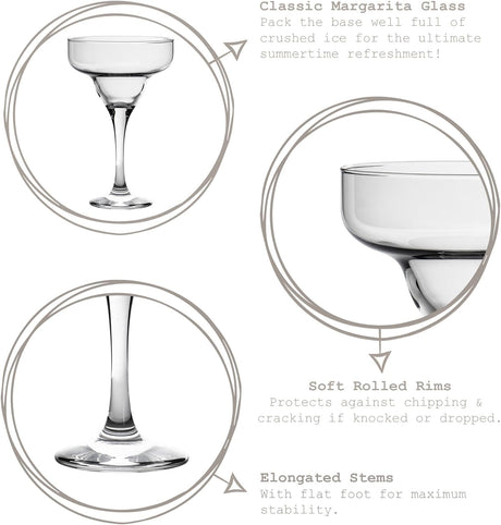 Conjunto de 6 copos de coquetel LAV-MISKET GOBLET 300cc 6PC ST