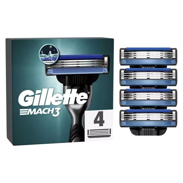GILLETTE RECARGA MACH3 C/4