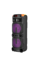 Caixa De Som Bluetooth Karaoke Profissional RGB Leon KTS-1940