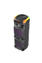 Caixa De Som Bluetooth Karaoke Profissional RGB Leon KTS-1940