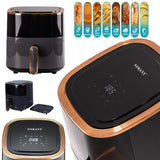 Sokany SK-10014 Fritadeira-Fritadeira Multifuncional 4.8 Litros 1300 W Aerogril 4.8L Sokany SK-10014 Cor Cinza