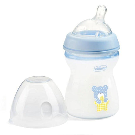 CHICCO BIBERAO NATURAL AZUL 250ML 2M+