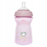 CHICCO BIBERAO NATURAL ROSA 330ML 6M+