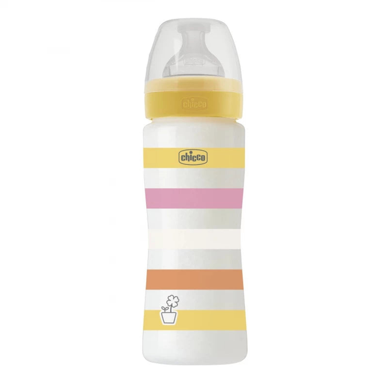 CHICCO BIBERAO PLAS WB AMARELO 330ML 4M+