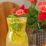 Jarra de Vidro Fonte 24.6oz / 700ml LAV-FONTE CARAFE 700cc TAMPA CINZA GB