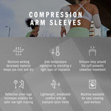 Adidas Aeroready Mangas de Braço de Compressão - Branco - L/XL