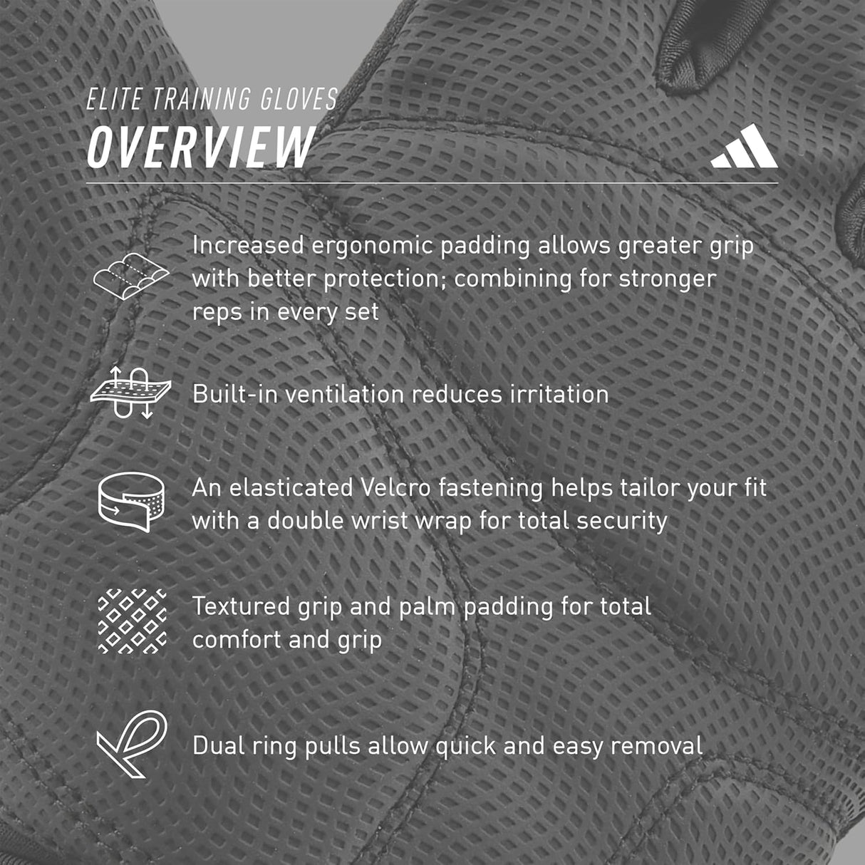 LUVAS DE TREINO ADIDAS ELITE VERDE TAMANHO S