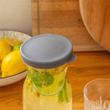 Jarra de Vidro Fonte 24.6oz / 700ml LAV-FONTE CARAFE 700cc TAMPA CINZA GB