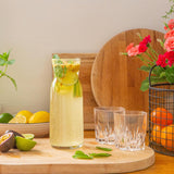 Jarra de Vidro Fonte 24.6oz / 700ml LAV-FONTE CARAFE 700cc TAMPA CINZA GB