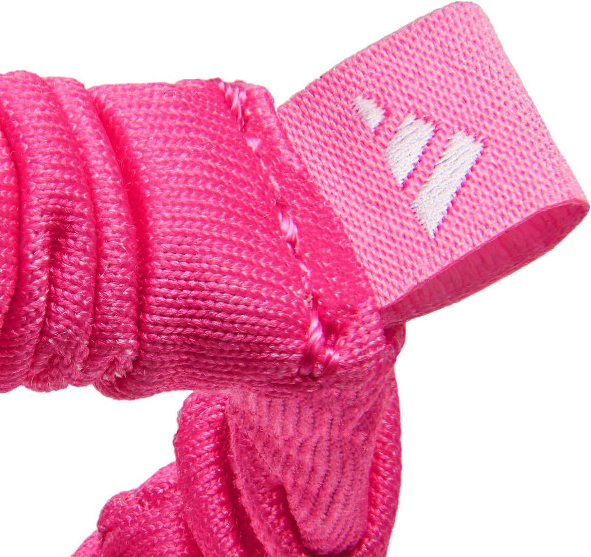 Bandoletes Conjunto de 2 Elásticos de Cabelo Adidas Scrunchies em Preto e Rosa Lúcido