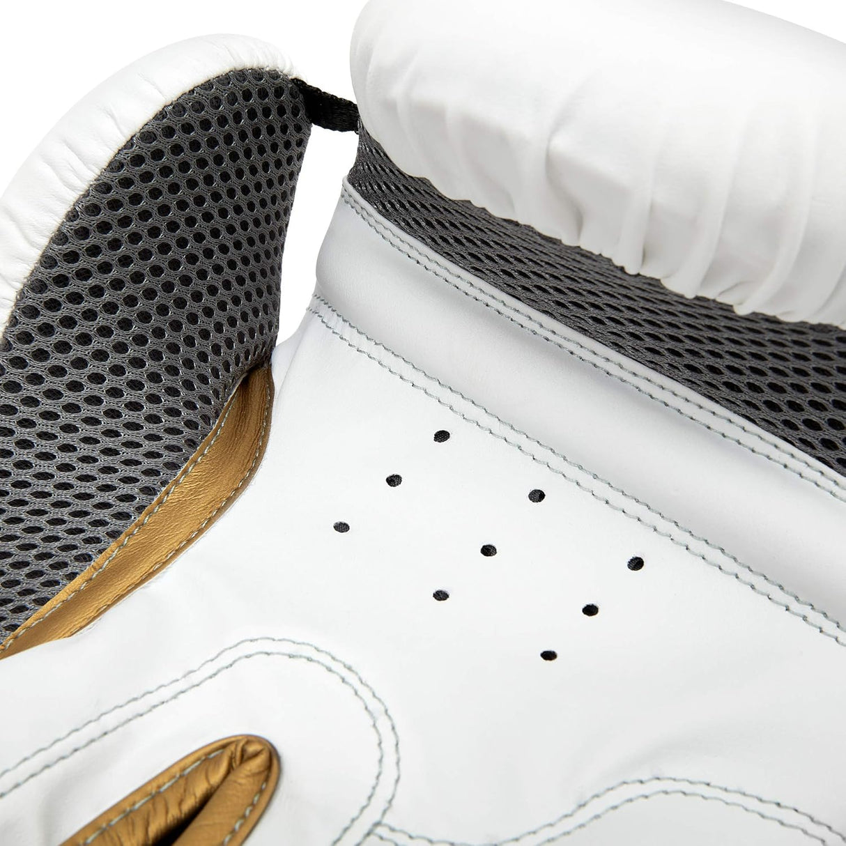 VAREJO LUVAS DE BOXE REEBOK - GOLD/BRANCO - 12OZ