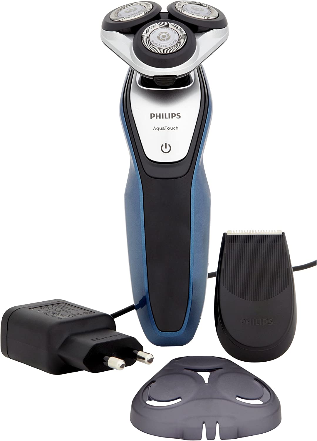 Philips Shaver Series 5000 AquaTouch Sistema de lâminas multiprecision molhadas e secas com aparador de precisão Smart Click - S5420/06