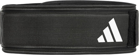 Cinto de levantamento de peso adidas Essential Média, cinto de levantamento de peso com núcleo de espuma com fixação segura Tamanho M