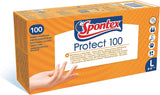 Luvas de vinil Spontex de Protecteção 100 unid., tamanho S