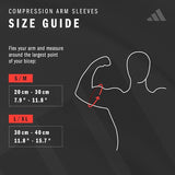 Adidas Aeroready Mangas de Braço de Compressão - Branco - L/XL