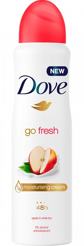 DOVE DEO SPRAY 250ML APPLE & WHITE TEA