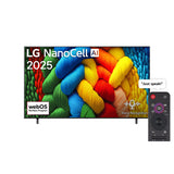 LG NANOCELL 4K TV 65`` 65NANO80A6A