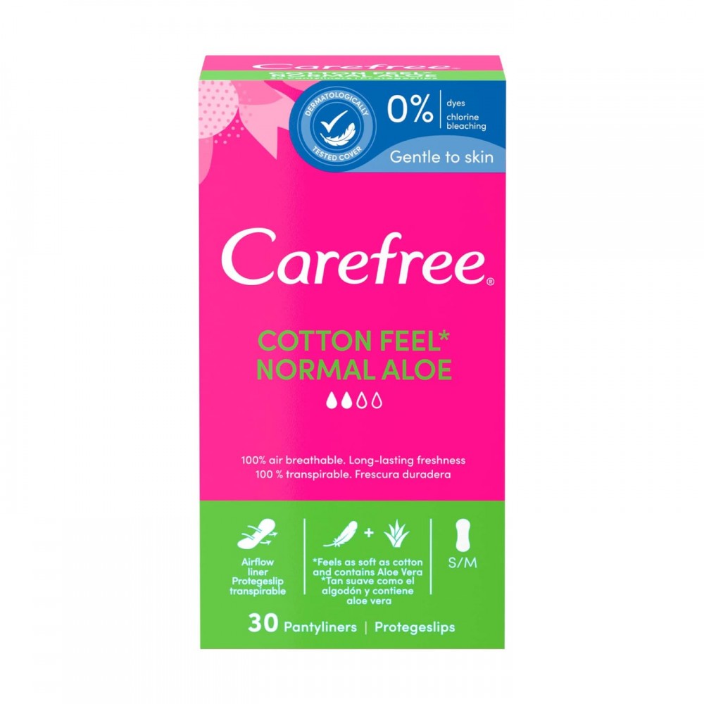 CAREFREE PENSOS DIÁRIOS ALOE VERA C/30UN